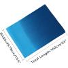 imageuxcell Long Chiffon Light Wedding Scarf Silky Gradient Color Party Shawl Spring Summer Beach Wrap for WomenDark Light Blue