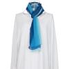 imageuxcell Long Chiffon Light Wedding Scarf Silky Gradient Color Party Shawl Spring Summer Beach Wrap for WomenDark Light Blue