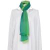 imageuxcell Long Chiffon Light Wedding Scarf Silky Gradient Color Party Shawl Spring Summer Beach Wrap for WomenDark Light Green