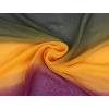 imageuxcell Long Chiffon Light Wedding Scarf Silky Gradient Color Party Shawl Spring Summer Beach Wrap for WomenGreen Yellow Purple