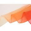 imageuxcell Long Chiffon Light Wedding Scarf Silky Gradient Color Party Shawl Spring Summer Beach Wrap for WomenOrange