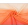 imageuxcell Long Chiffon Light Wedding Scarf Silky Gradient Color Party Shawl Spring Summer Beach Wrap for WomenOrange