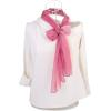 imageuxcell Long Chiffon Light Wedding Scarf Silky Gradient Color Party Shawl Spring Summer Beach Wrap for WomenPale Pink Fuchsia