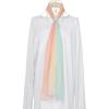 imageuxcell Long Chiffon Light Wedding Scarf Silky Gradient Color Party Shawl Spring Summer Beach Wrap for WomenPale Pink Yellow Blue