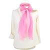 imageuxcell Long Chiffon Light Wedding Scarf Silky Gradient Color Party Shawl Spring Summer Beach Wrap for WomenPink