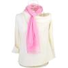 imageuxcell Long Chiffon Light Wedding Scarf Silky Gradient Color Party Shawl Spring Summer Beach Wrap for WomenPink