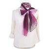 imageuxcell Long Chiffon Light Wedding Scarf Silky Gradient Color Party Shawl Spring Summer Beach Wrap for WomenPurple