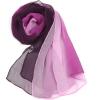 imageuxcell Long Chiffon Light Wedding Scarf Silky Gradient Color Party Shawl Spring Summer Beach Wrap for WomenPurple