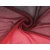 imageuxcell Long Chiffon Light Wedding Scarf Silky Gradient Color Party Shawl Spring Summer Beach Wrap for WomenRed Black