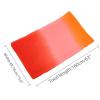 imageuxcell Long Chiffon Light Wedding Scarf Silky Gradient Color Party Shawl Spring Summer Beach Wrap for WomenRed Orange Pink