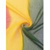 imageuxcell Long Chiffon Light Wedding Scarf Silky Gradient Color Party Shawl Spring Summer Beach Wrap for WomenRed Yellow Green Blue