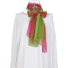 imageuxcell Long Chiffon Light Wedding Scarf Silky Gradient Color Party Shawl Spring Summer Beach Wrap for WomenRose Light Green