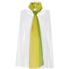 imageuxcell Long Chiffon Light Wedding Scarf Silky Gradient Color Party Shawl Spring Summer Beach Wrap for WomenYellow