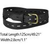 imageAllegra K Faux Leather Belt Hollow Waist Belts with Buckle Belts for WomenBlack2