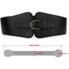 imageAllegra K Ladies Interlocking Buckle Stretchy Band Waistbelt Cinch Belt Black4 one size