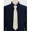 imageAllegra K Mens Classic Wide Neck Tie Solid Color Necktie for Formal BusinessChampagne