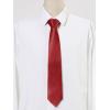 imageAllegra K Mens Classic Wide Neck Tie Solid Color Necktie for Formal BusinessWine Red