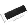 imageAllegra K Womens Fingerless Glove Winter Knit Thumb Elbow Length Arm WarmersBlacktwist Pattern