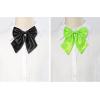 imageAllegra K Womens Pretied Bow Tie with Adjustable Neck Strap Cute Bowtie 2 PcsBlackgreen