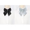 imageAllegra K Womens Pretied Bow Tie with Adjustable Neck Strap Cute Bowtie 2 PcsBlackgrey