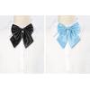 imageAllegra K Womens Pretied Bow Tie with Adjustable Neck Strap Cute Bowtie 2 PcsBlacklight Blue