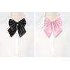 imageAllegra K Womens Pretied Bow Tie with Adjustable Neck Strap Cute Bowtie 2 PcsBlackpink