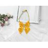 imageAllegra K Womens Pretied Bow Tie with Adjustable Neck Strap Cute Bowtie 2 PcsBlackyellow