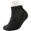 imageAllegra K Womens Socks Athletic Low Cut Ankle Cuff Socks 5 PairsBlack