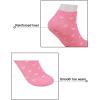 imageAllegra K Womens Socks Athletic Low Cut Ankle Cuff Socks 5 PairsPink Heart