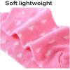 imageAllegra K Womens Socks Athletic Low Cut Ankle Cuff Socks 5 PairsPink Heart