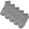 imageAllegra K Womens Socks Athletic Low Cut Ankle Cuff Socks 5 PairsGray