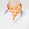 imageAllegra K Cravat Ties for Men Polka Dots Cravat Wedding Party Casual Ascot TieOrange