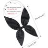 imageAllegra K Solid Color Pretied Bow Ties Adjustable Elastic Strap School Uniform Bowties for WomenBlack