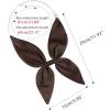 imageAllegra K Solid Color Pretied Bow Ties Adjustable Elastic Strap School Uniform Bowties for WomenCoffee