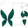 imageAllegra K Solid Color Pretied Bow Ties Adjustable Elastic Strap School Uniform Bowties for WomenDeep Green