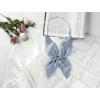 imageAllegra K Solid Color Pretied Bow Ties Adjustable Elastic Strap School Uniform Bowties for WomenGrey