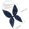 imageAllegra K Solid Color Pretied Bow Ties Adjustable Elastic Strap School Uniform Bowties for WomenNavy Blue