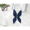 imageAllegra K Solid Color Pretied Bow Ties Adjustable Elastic Strap School Uniform Bowties for WomenNavy Blue