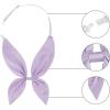 imageAllegra K Solid Color Pretied Bow Ties Adjustable Elastic Strap School Uniform Bowties for WomenPink Purple