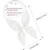 imageAllegra K Solid Color Pretied Bow Ties Adjustable Elastic Strap School Uniform Bowties for WomenWhite