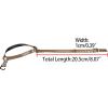 imageAllegra K Womens Detachable Shoe Belts Adjustable AntiSlip Ankle Strap for Heels 2 PairsGlossy Coffee