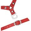 imageAllegra K Womens Detachable Shoe Belts Adjustable AntiSlip Ankle Strap for Heels 2 PairsMatte Red