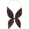 imageAllegra K Solid Color Pretied Bow Ties Adjustable Elastic Strap School Uniform Bowties for WomenCoffee