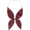 imageAllegra K Solid Color Pretied Bow Ties Adjustable Elastic Strap School Uniform Bowties for WomenDark Red