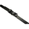 imageuxcell Women Exotic Embossed Diamond Pattern Single Pin Buckle Slender Waist BeltBlack