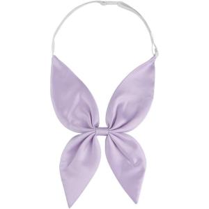 imageAllegra K Solid Color Pretied Bow Ties Adjustable Elastic Strap School Uniform Bowties for WomenPink Purple