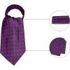 imageAllegra K Mens Cravat Ties Self Tied Wedding Polka Dots Ascot TiePurple