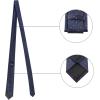 imageAllegra K Mens Pocket Square Necktie Bowtie Classic Polka Dots Tie SetNavy Blue White Red