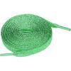 imageAllegra K Glitter Sparkling Flat Shoelace Shoe Laces for Sneakers Shiny Shoes StringsGreen