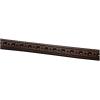 imageuxcell Women Carved Multihole Hollow Alloy Pin Buckle Leather BeltDark Brownstars